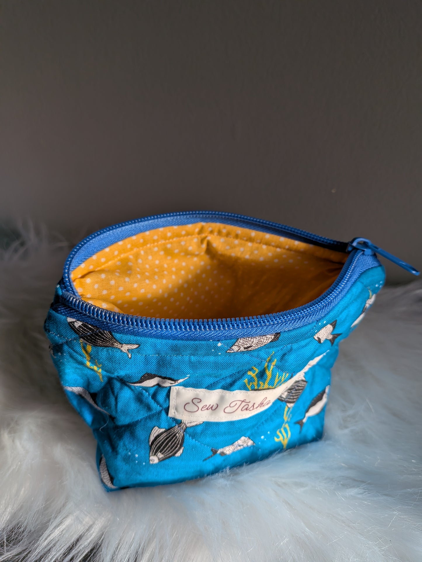 Gone Fishing Small Zipper Pouch