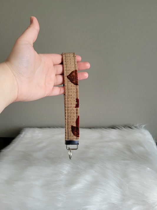 Fall Picnic Wristlet Keychain