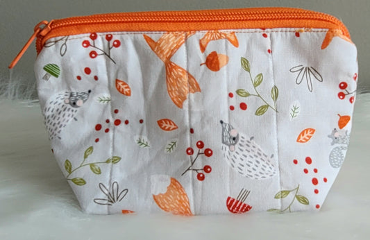 Foxy Small Zipper Pouch