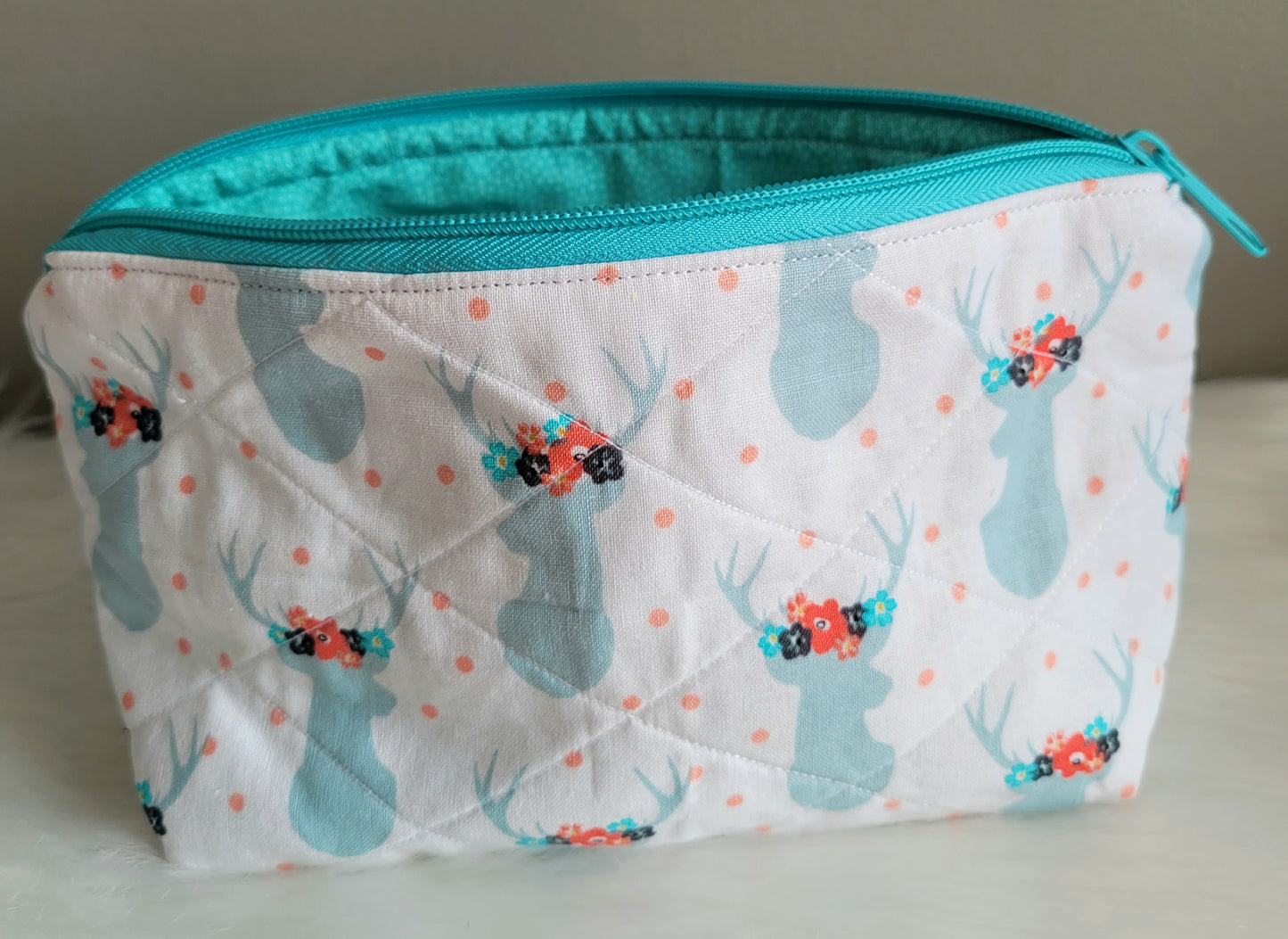 Whimsical Deer Medium Zipper Pouch