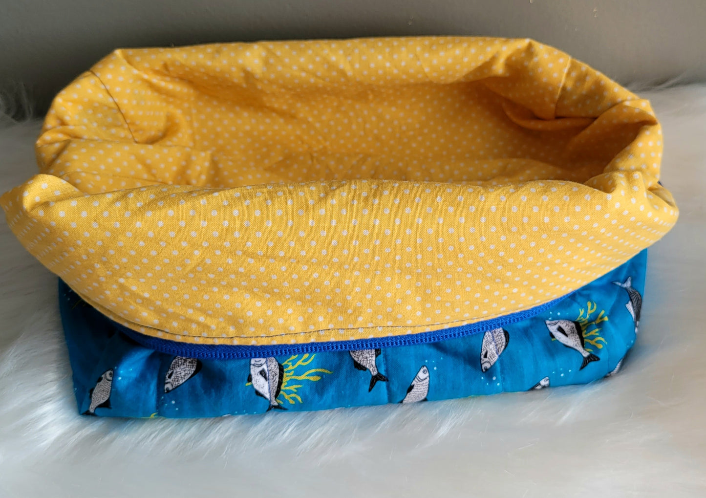 Gone Fishing Makeup Bag