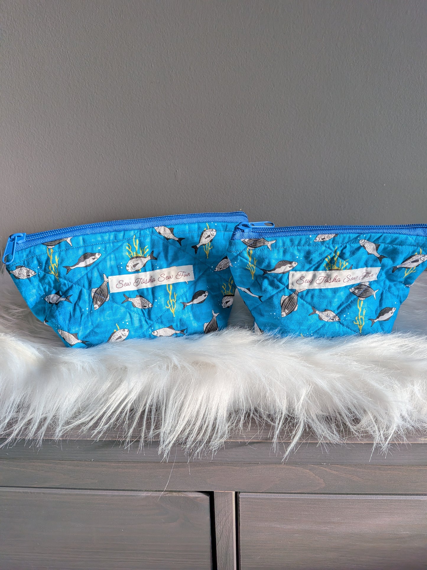 Gone Fishing Small Zipper Pouch