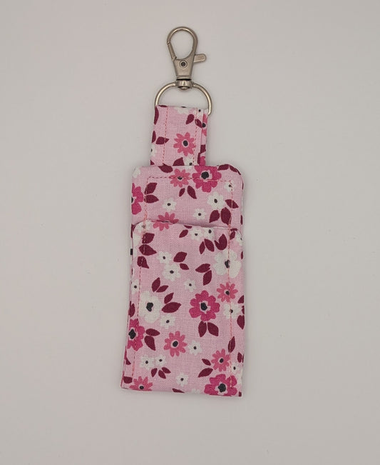Pink Flowers Lipbalm Holder