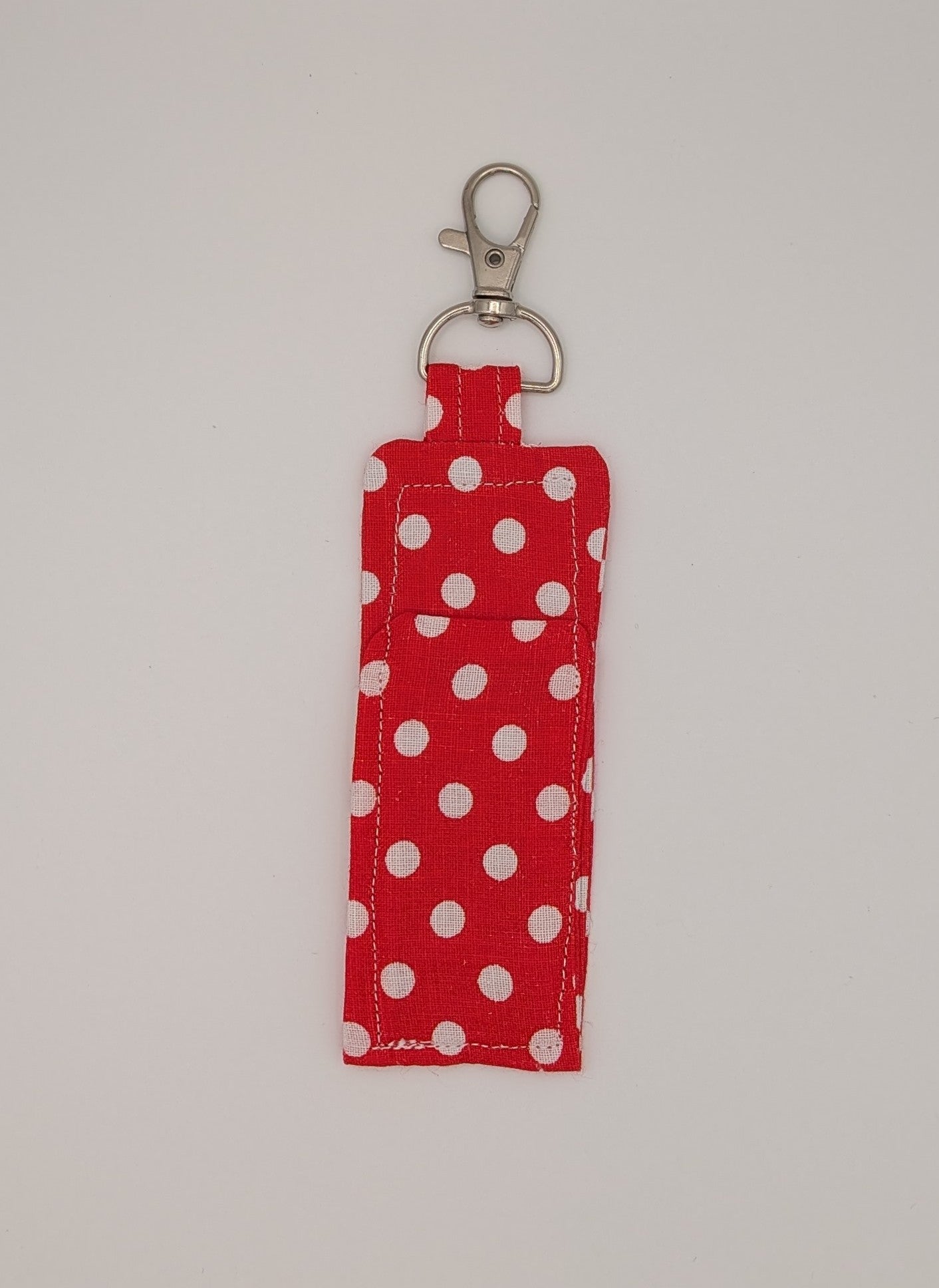 Red & White Dots Lip Balm Holder
